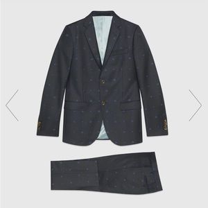 Men’s Gucci suit- “Bees and hearts wool suit”